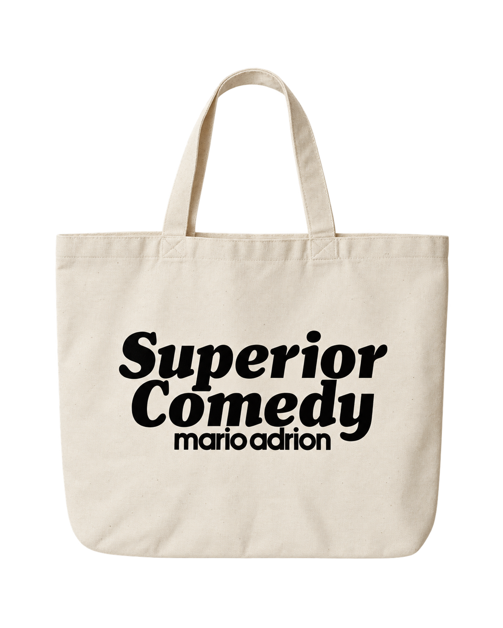 Bolso tote de comedia superior