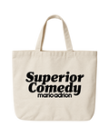 Bolso tote de comedia superior